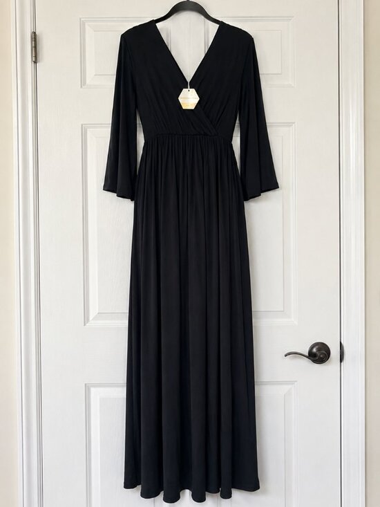 Pinkblush Dresses & Skirts - Pink Blush Black Maxi Dress Size 1X